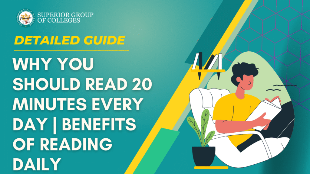 Why You Should Read 20 Minutes Every Day Benefits of Reading Daily