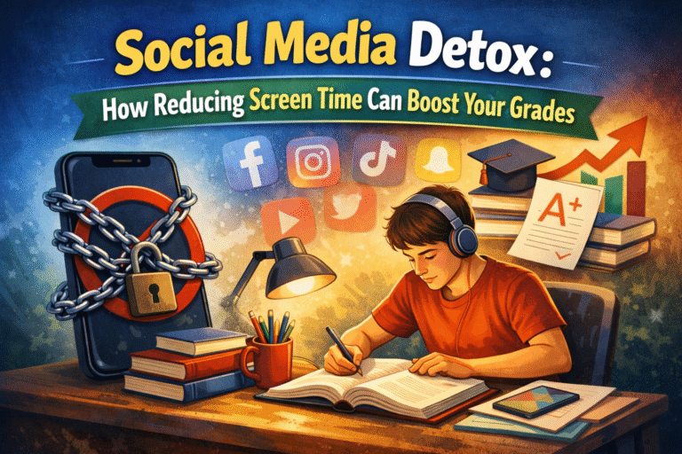 Social Media Detox: How Reducing Screen Time Can Boost Your Grades