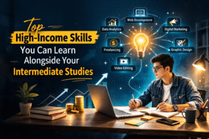 Top High-Income Skills You Can Learn Alongside Your Intermediate Studies