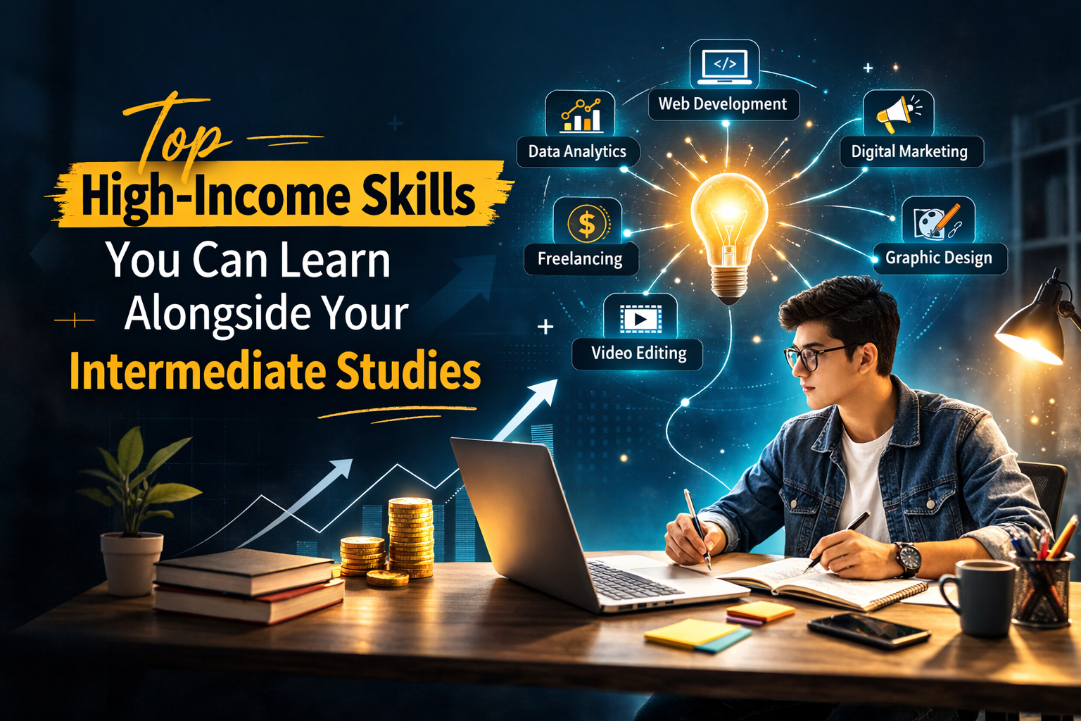 Top High-Income Skills You Can Learn Alongside Your Intermediate Studies