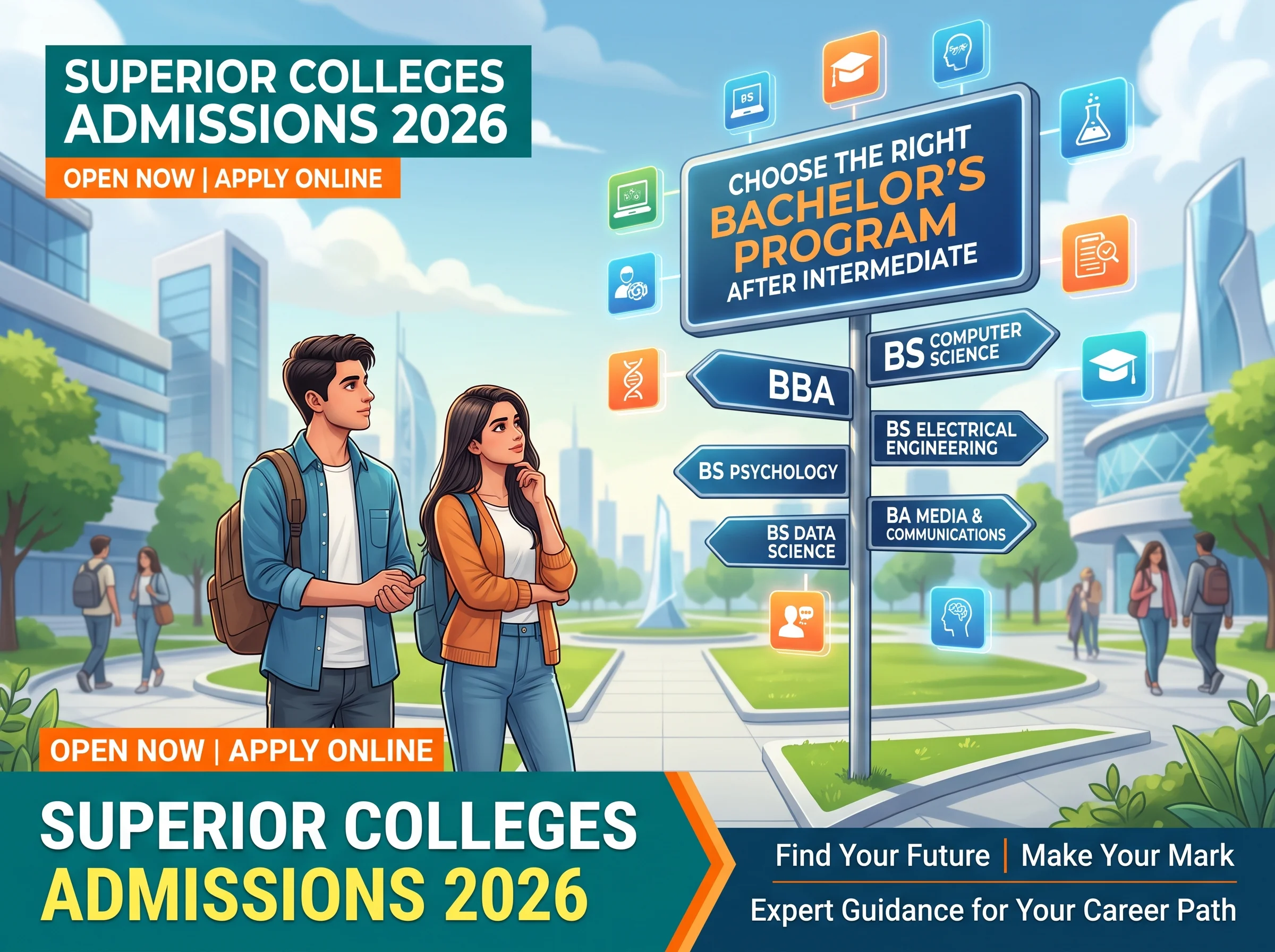 Choose the Right Bachelor’s Program After Intermediate | Superior Colleges Admissions 2026